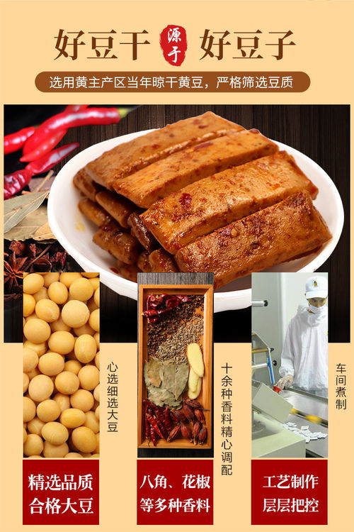 盛泓手磨豆干麻辣香菇嫩豆腐干香辣味小零食小吃小包袋10包约200g