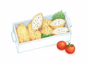 他画的食物好好吃 看了忍不住流口水