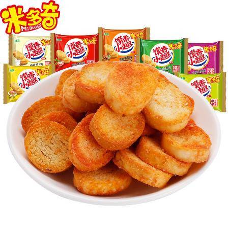 米多奇烤香馍片小馍丁休闲零食一整箱多味混合馒头片饼干食品小吃图片大全 邮乐官方网站
