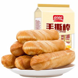 盼盼 手撕面包棒210g小软面包点心办公室零食 蜜芽